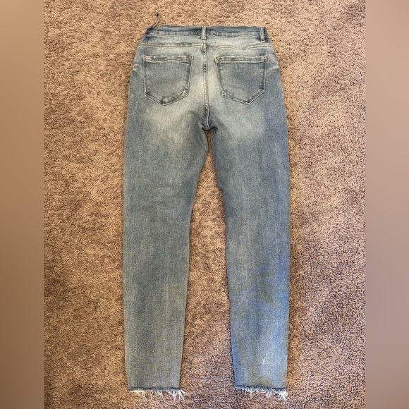 Kensie Jeans Vintage Luxe High Rise Skinny Raw Hem Ankle Jeans Women’s Size 6/28 - Picture 5 of 8